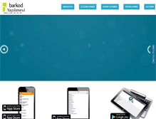Tablet Screenshot of barkodyazilimevi.com